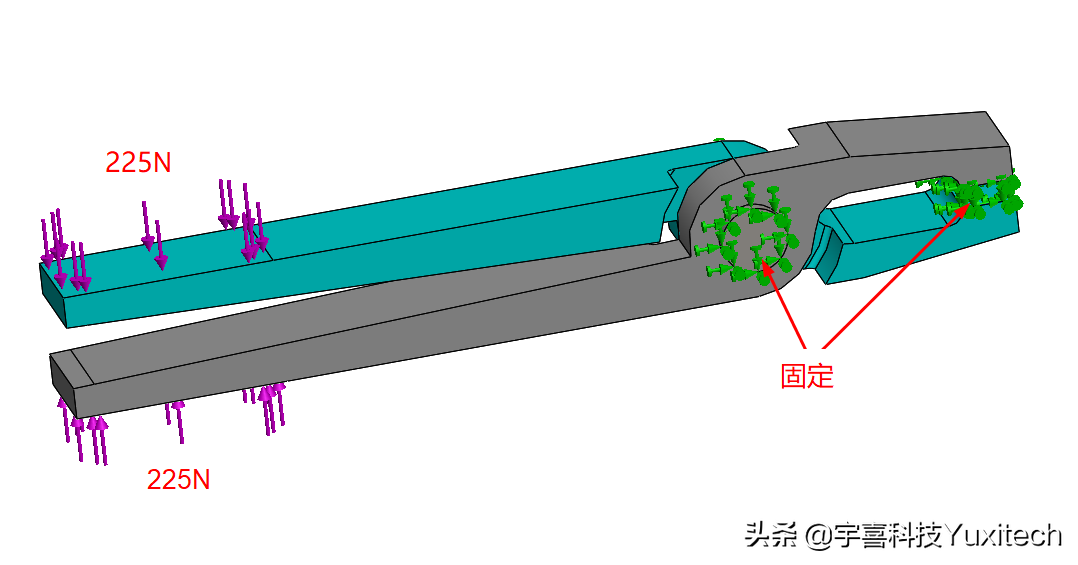 基于Simulation和ABAQUS，对虎钳进行静力学仿真对比分析