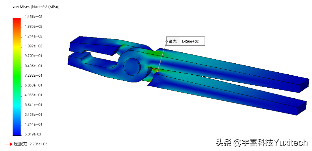 基于Simulation和ABAQUS，对虎钳进行静力学仿真对比分析