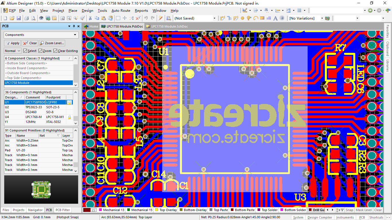 Altium Designer 15常用工作面板详解