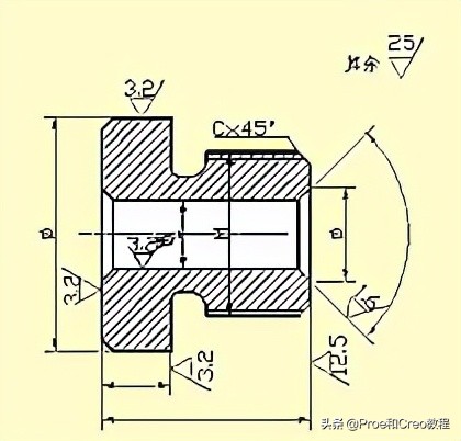 Proe/Creo工程图标注方法与技巧