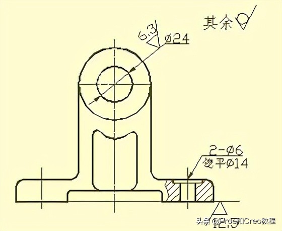 Proe/Creo工程图标注方法与技巧