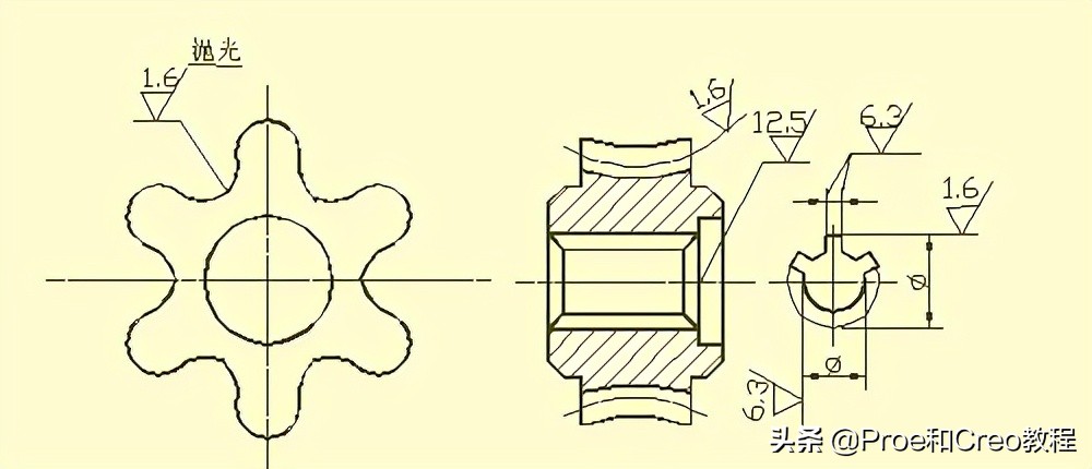 Proe/Creo工程图标注方法与技巧