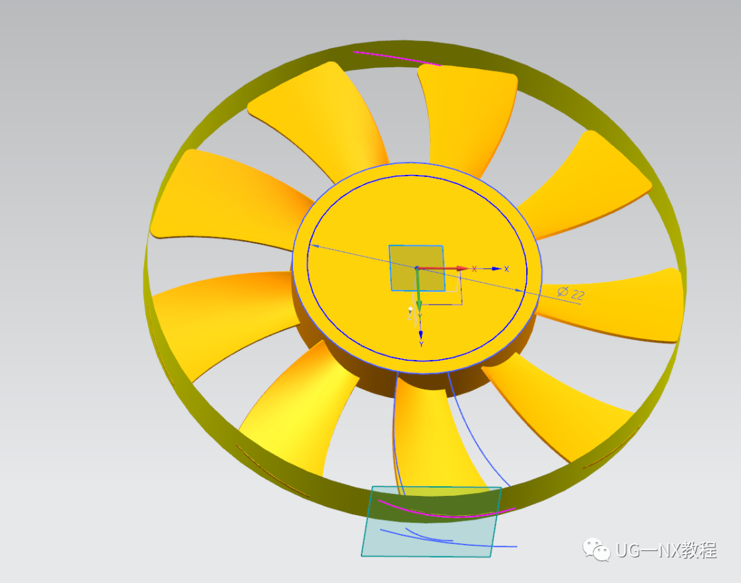 UG NX绘制叶扇片，你知道这个哪个物品上的叶片吗？