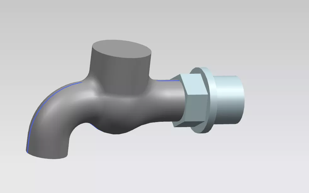 UG/NX 绘制水龙头的两种方法，看看你更喜欢哪个？