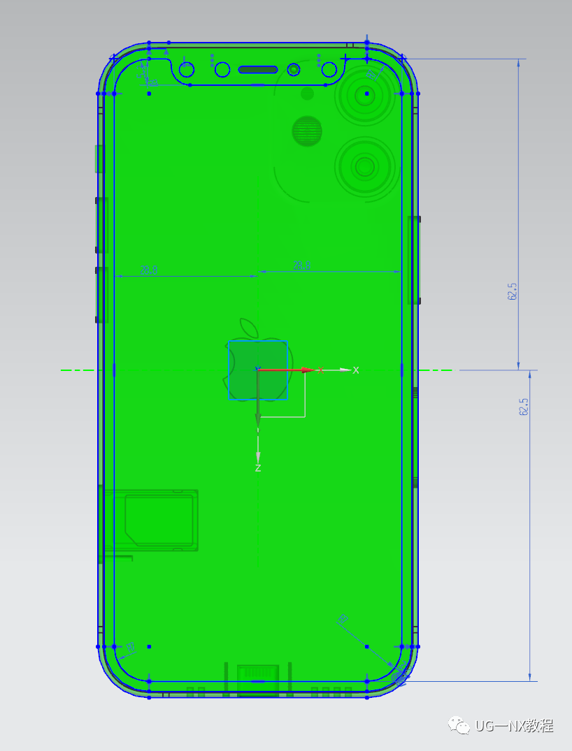 UG/NX 做一个iphone12模型，买不起还不能画一个吗