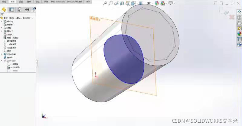 SOLIDWORKS边界切除命令应用操作