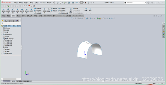 原来在SOLIDWORKS中，把马鞍面填充为实体这么简单！