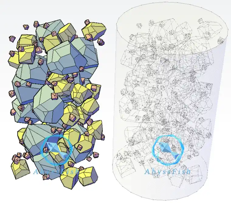 CAD随机多面体_圆柱试件3D插件的图6