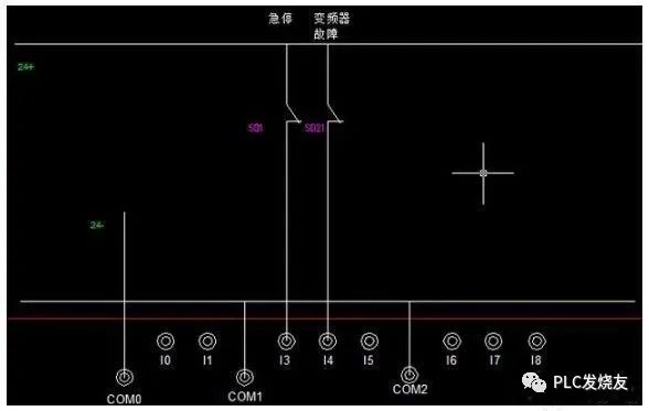 如何查看PLC接线图，并根据图纸进行PLC实物接线？的图2