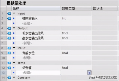 西门子S7-1200 PLC 水箱水位控制程序案例的图6