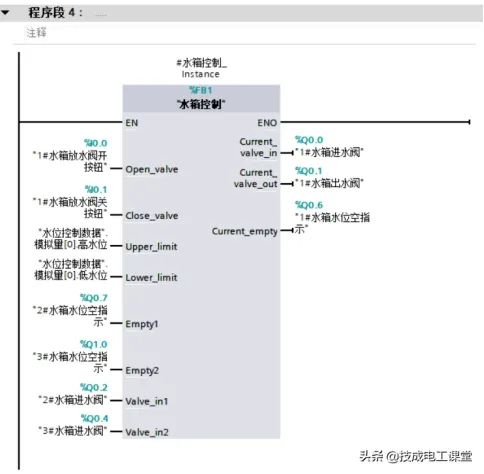 西门子S7-1200 PLC 水箱水位控制程序案例的图16