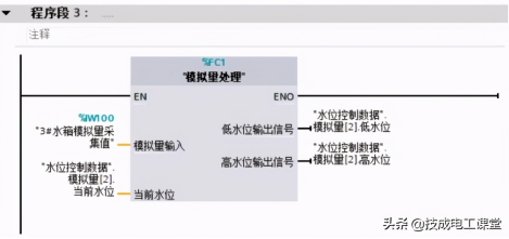 西门子S7-1200 PLC 水箱水位控制程序案例的图15