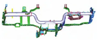 汽车仪表板横梁设计要点及刚度分析的图5