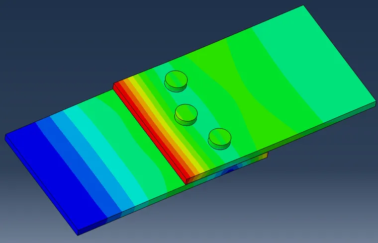 ABAQUS 螺栓连接分析案例的图4