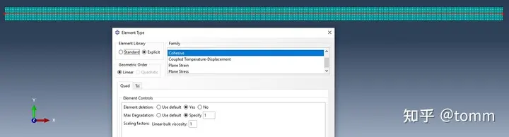 ABAQUS VUMAT/UMAT - 双线性Cohesive zone model 单调荷载模型的图33