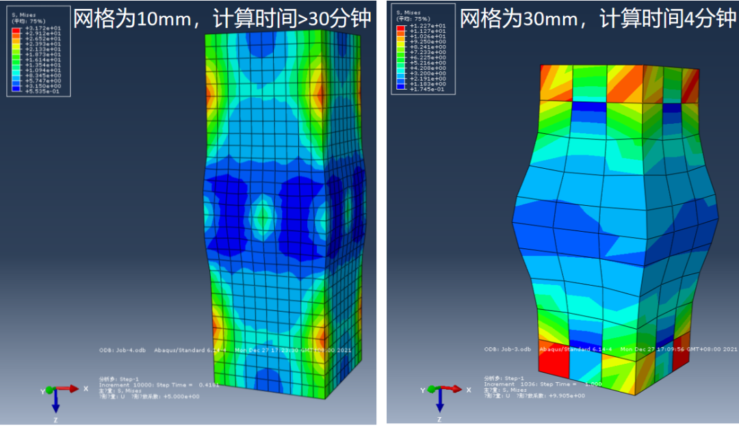 ABAQUS网格大小对混凝土本构模型影响的案例分析 附Abaqus混凝土材料模型解读与参数设置 V2的图5