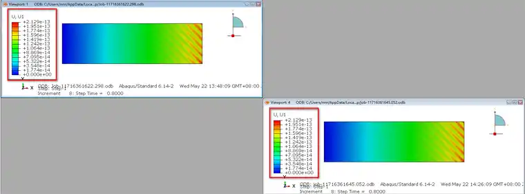 ABAQUS中的“CLOAD”、“BOUDARY”关键字使用思考的图8