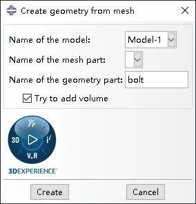 ABAQUS Mesh to geometry插件的图2