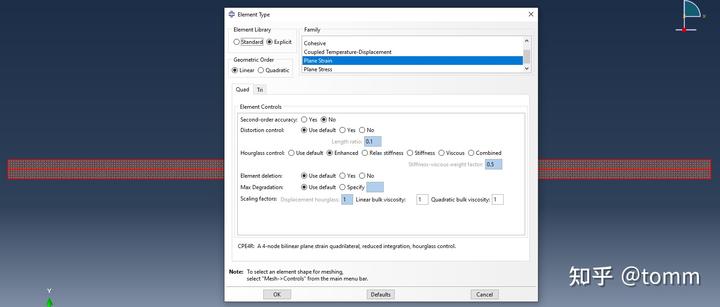 ABAQUS VUMAT/UMAT - 双线性Cohesive zone model 单调荷载模型的图32