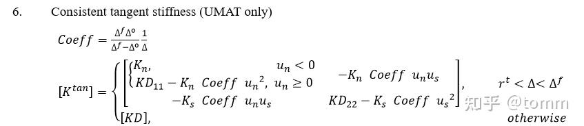 ABAQUS VUMAT/UMAT - 双线性Cohesive zone model 单调荷载模型的图12