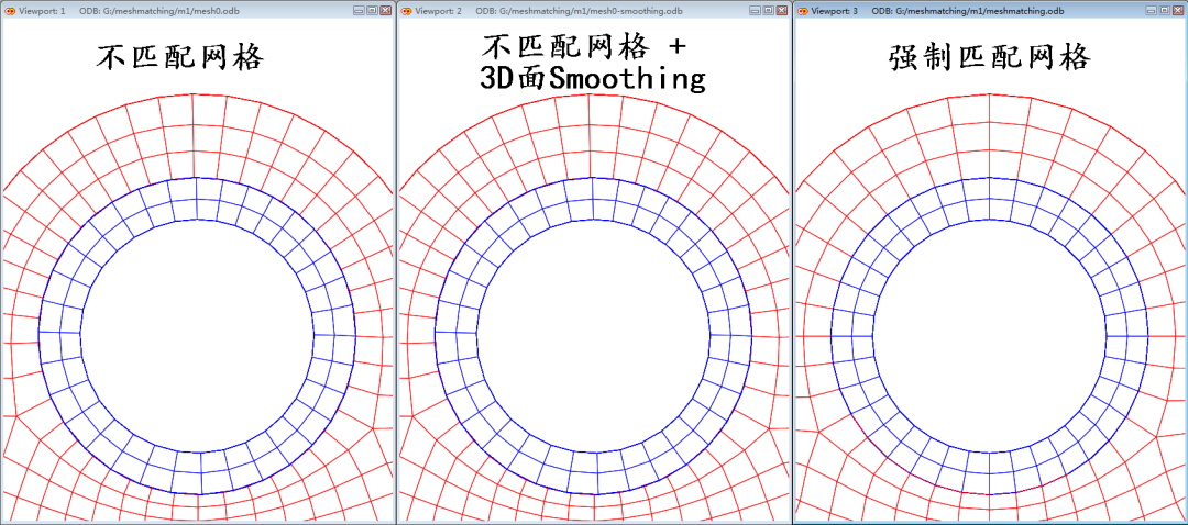 Abaqus接触面节点强制匹配技术的图3