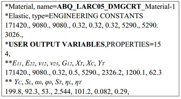 Abaqus内置LaRC05失效准则子程序（附cohesive单元umat子程序开发教程）的图6