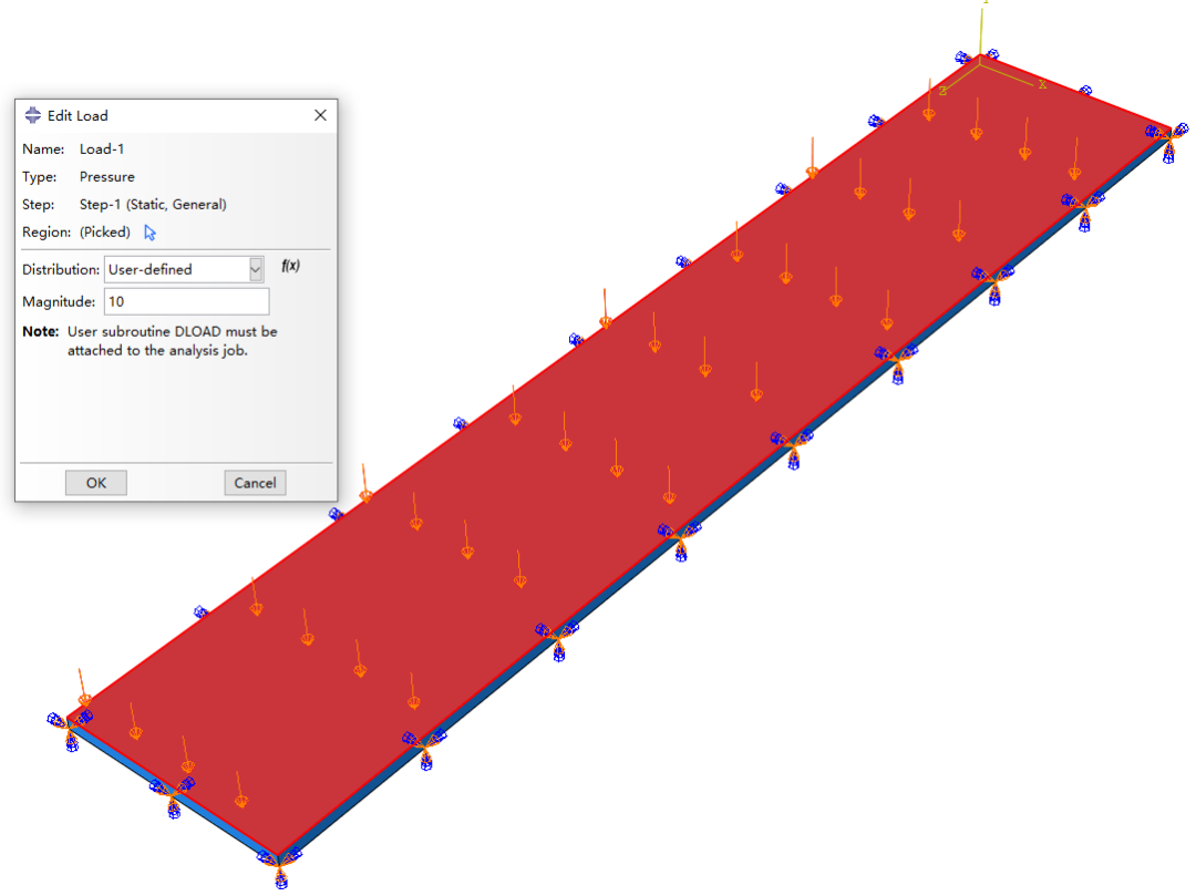 ABAQUS 一文入门DLOAD基本用法的图4