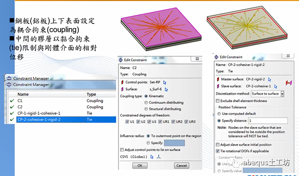 Abaqus胶合材料的行为及设置方法的图12