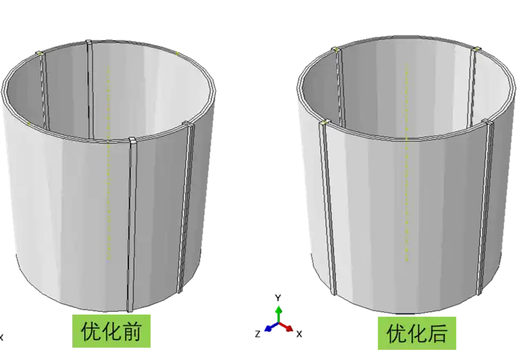 Abaqus|智能优化算法的反演加强筋位置，提升薄壁结构稳定性的图1