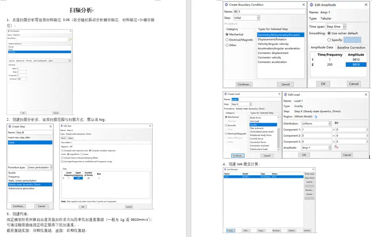 Abaqus 中一种考虑材料阻尼的随机响应分析方法插件源代码的图2