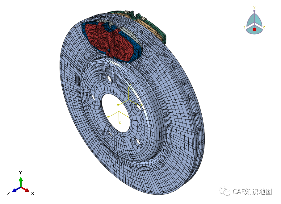 使用Abaqus完成刹车盘制动啸叫分析的图7