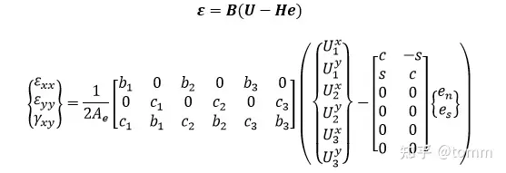 ABAQUS UEL - Embedded crack model 在CST单元中的简单实现的图7