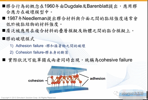 Abaqus胶合材料的行为及设置方法的图1