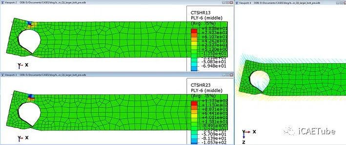 Abaqus复合材料螺栓接头的失效分析的图8