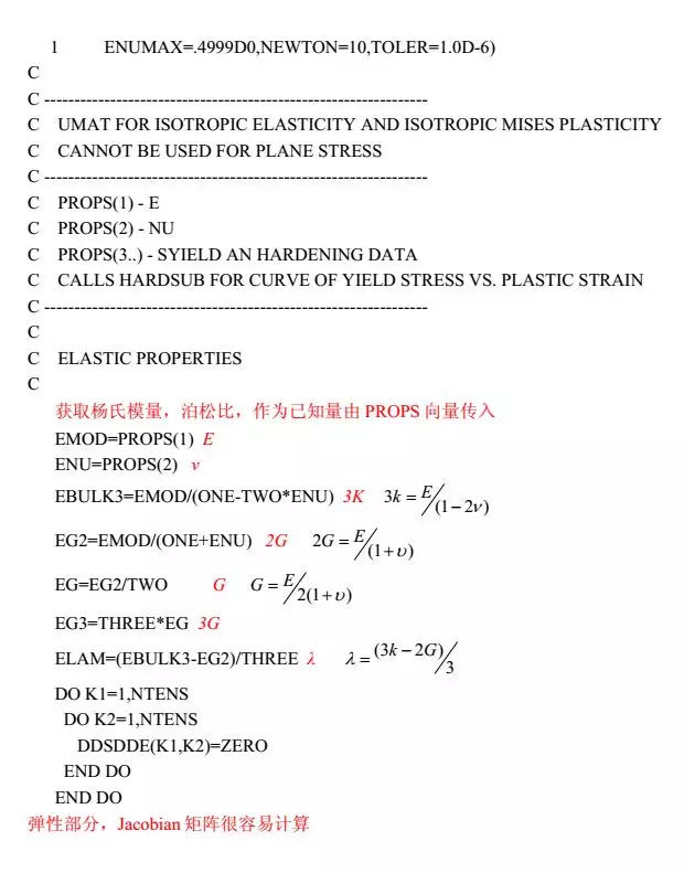 abaqus子程序Umat基础知识及实例解释的图5