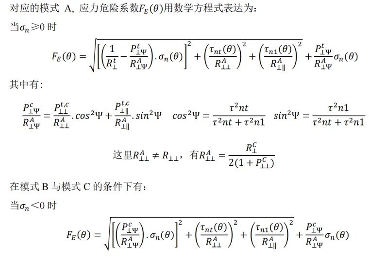 ABAQUS VUMAT子程序 PUCK损伤起始准则+指数演化方法的图7