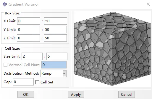 晶体塑性有限元 Abaqus 三维泰森多边形（voronoi模型）插件 V5.0的图12