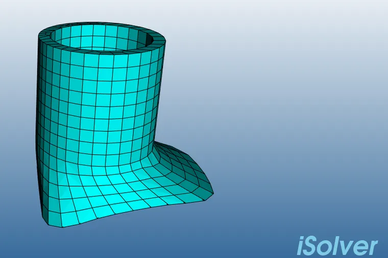 【iSolver案例分享25】假肢脚踝受冲击荷载的图1