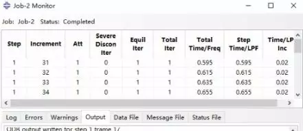 ABAQUS重启动分析实例的图6