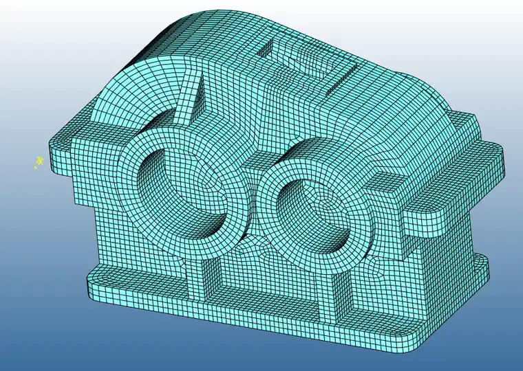 【iSolver案例分享51】某型减速器受力分析的图1