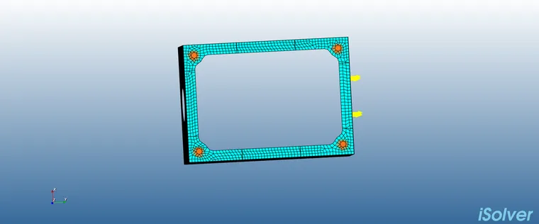 【iSolver案例分享50】多肋保护框受力分析的图3