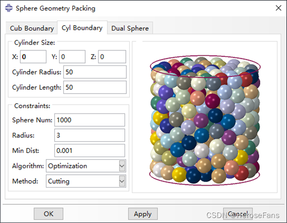 abaqus的三维几何体建模插件(线条/圆柱/椭球/球体)--Abaqus Geometry 2.0的图18