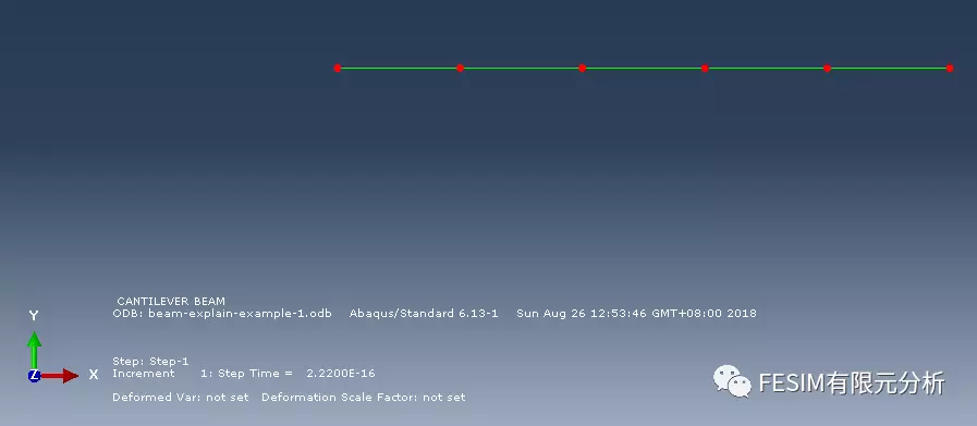 基于ABAQUS-input 文件的悬臂梁案例的图1