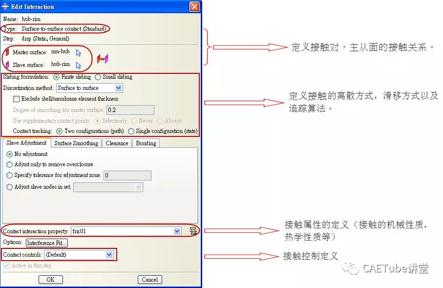 [非线性]ABAQUS收敛调整(1):接触属性的图1