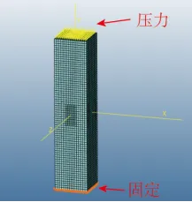 【iSolver案例分享60】薄壁板加固和内置工字钢梁的复合混凝土柱轴向压缩模拟的图8