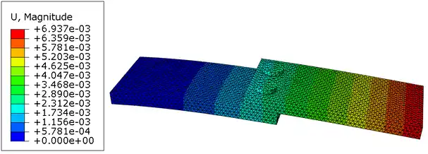 C3D10单元与C3D10M单元在接触中的使用对比的图7