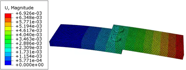 C3D10单元与C3D10M单元在接触中的使用对比的图9