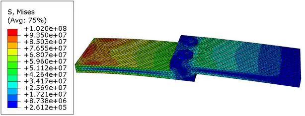 C3D10单元与C3D10M单元在接触中的使用对比的图6