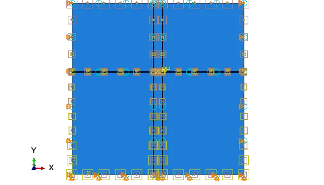 ABAQUS 小应变分析(例6) 板锚在海洋粘土中上拔(饱和不排水强度随深度增大)的图5