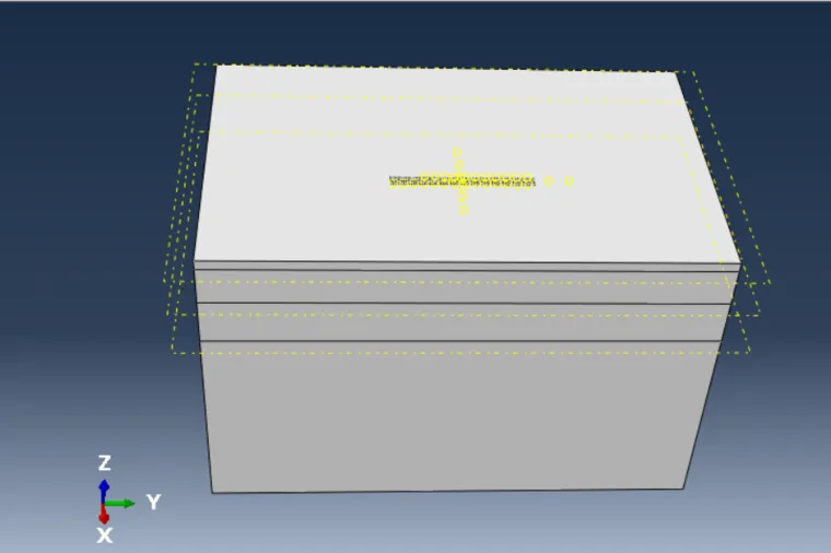 ABAQUS CEL (例9) 陆上群桩贯入多层土的图3